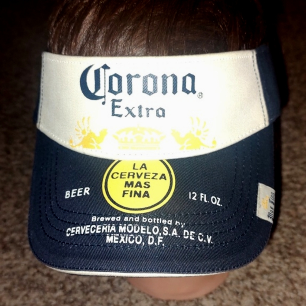 Corona Extra Golf Visor Hat Cap Beer Cerveza Mexi… - image 2